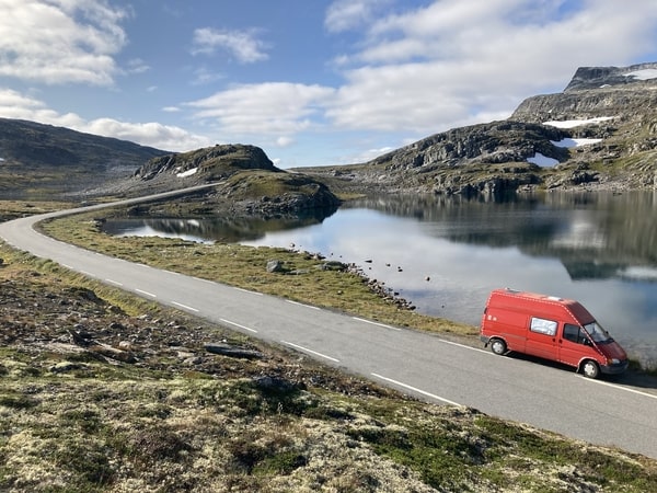 hardangervidda scenic route in Norway