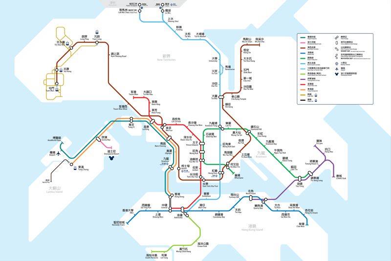 hong kong subway map