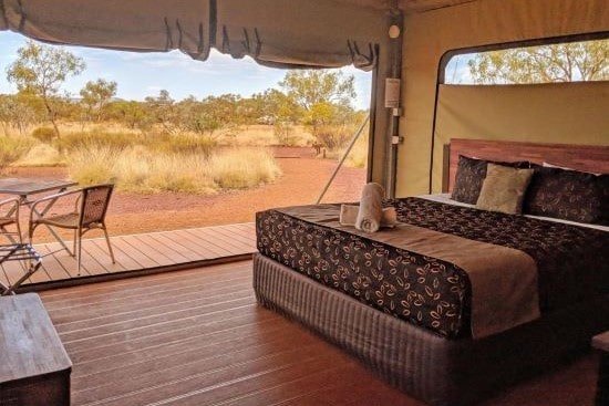 karijini eco retreat western australia tent inside