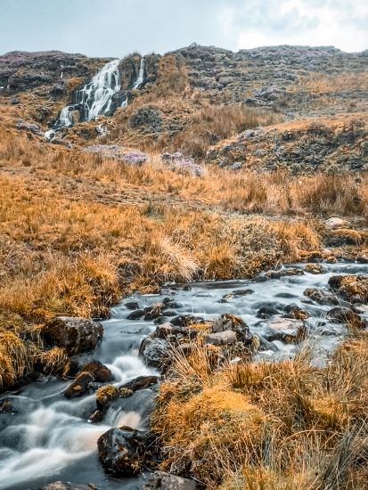 waterfall isle of skye scotland
