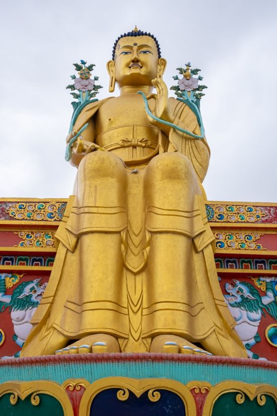 Likir monastery Ladakh giant statue Buddha