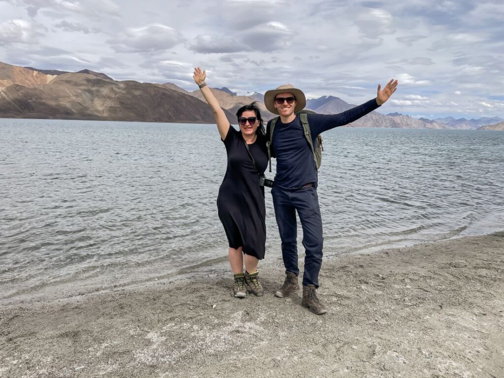 Pangong lake Ladakh india shore mieke matthias