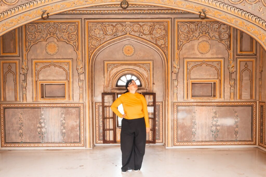 painted room in madhavendra palace 