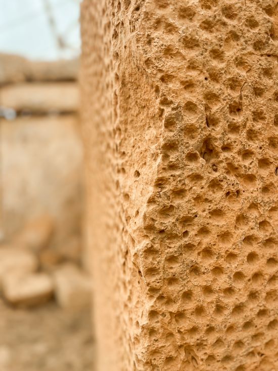Thousand of dots engraved in a stone pillar are a way these people communicated